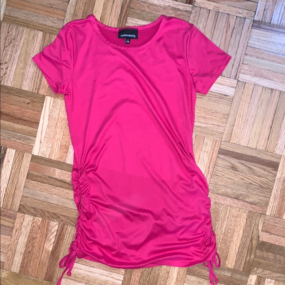 Ruched Tunic-Like Top Girls Size Small (7/8)